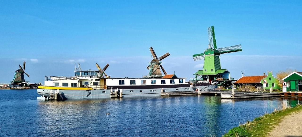 Unique Hotelboat Botel Lena Maria Амстердам Екстер'єр фото
